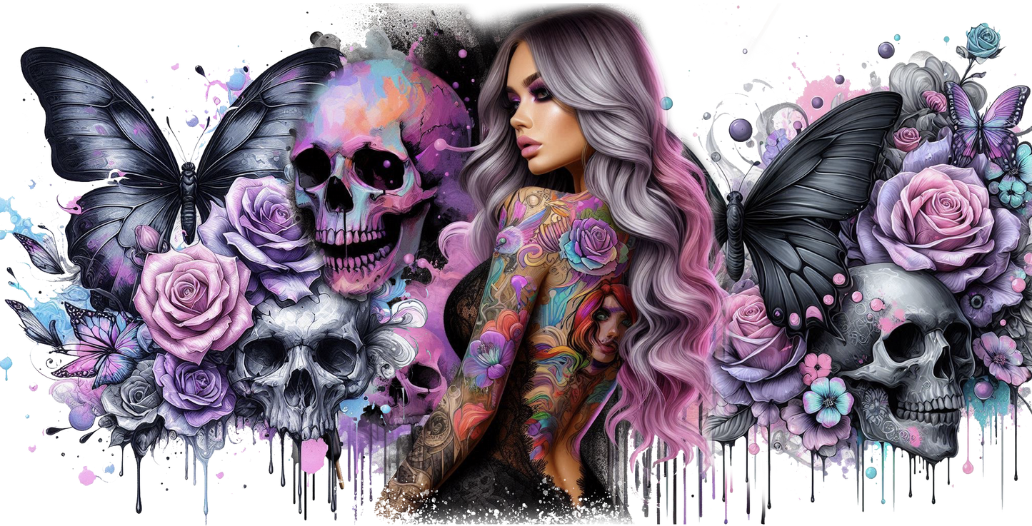 Butterfly Skull Girl