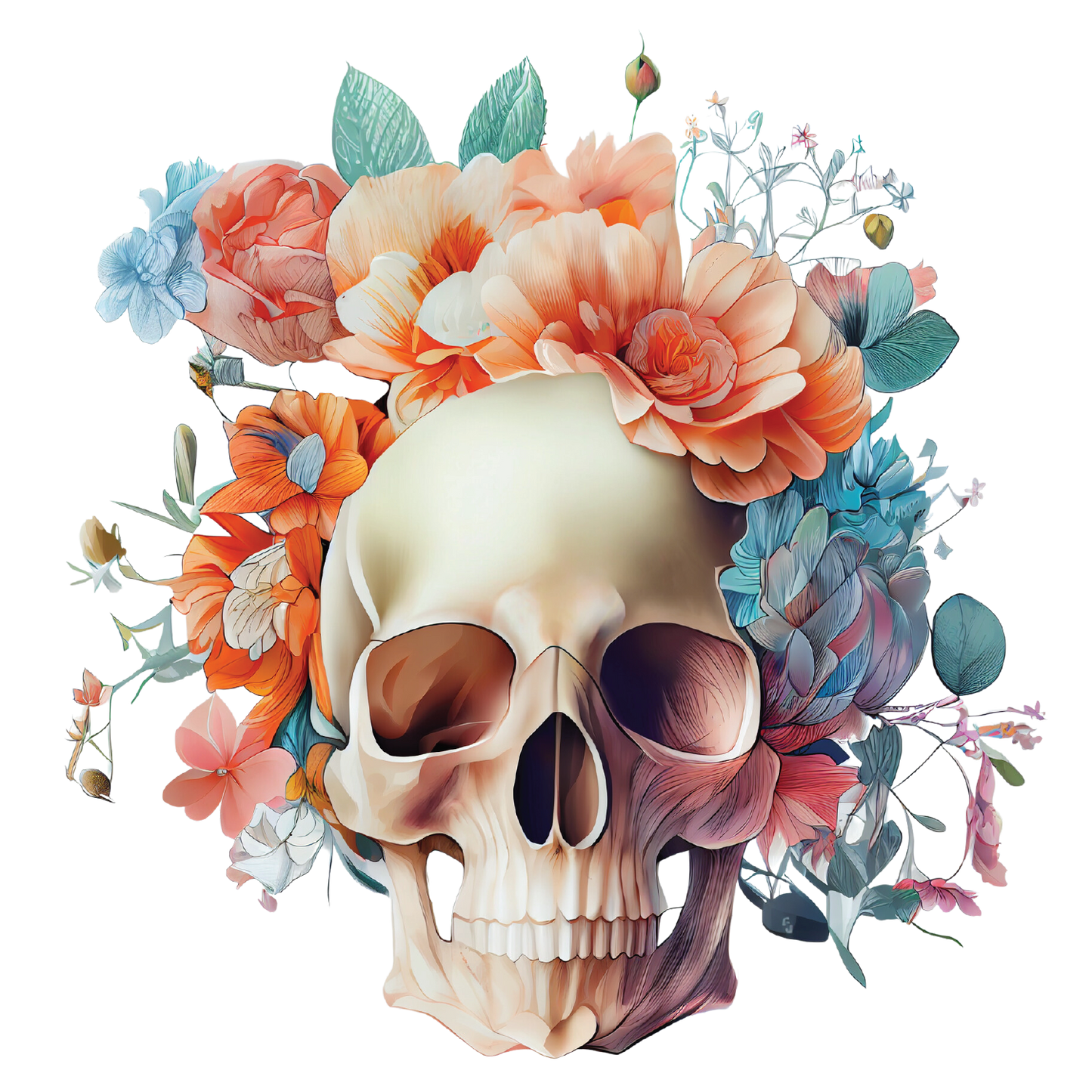 Flora Skulls orange