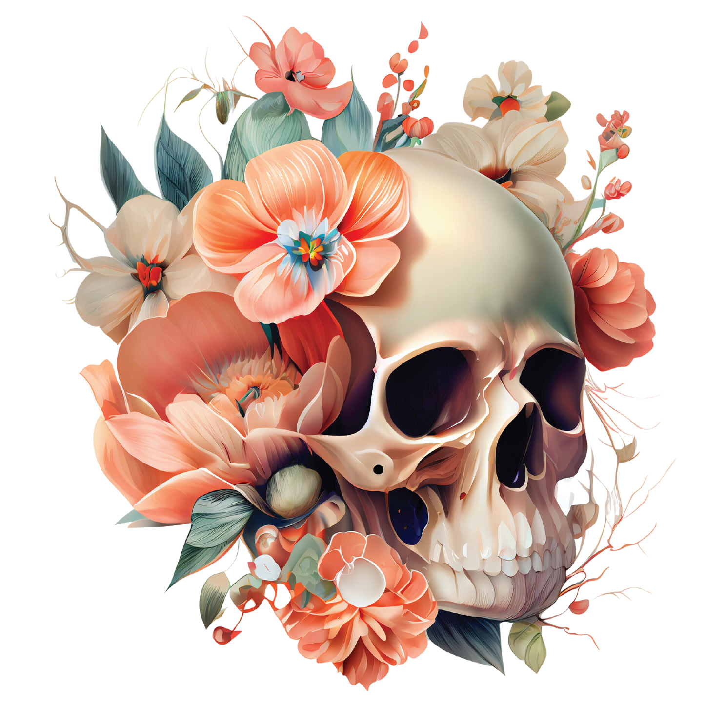 Flora Skulls orange