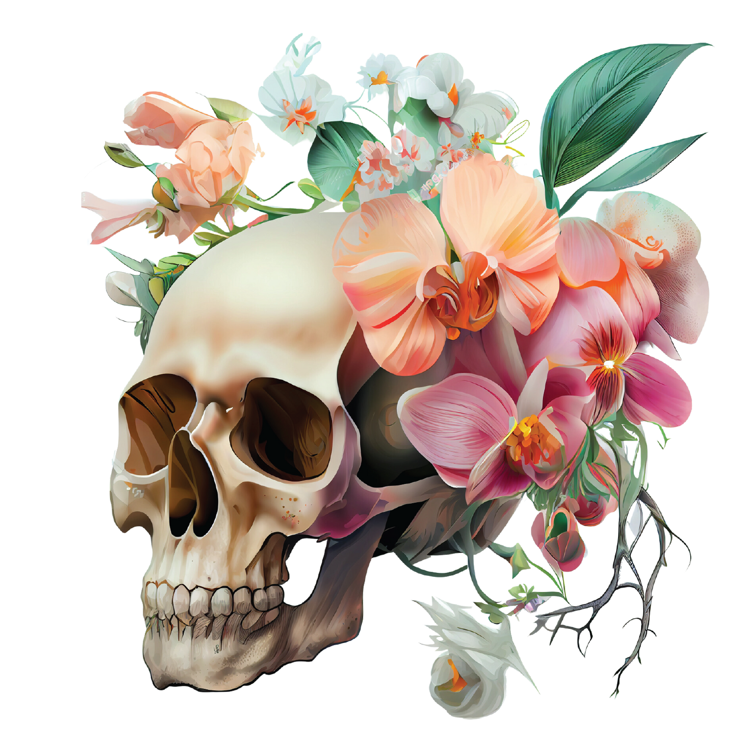 Flora Skulls orange