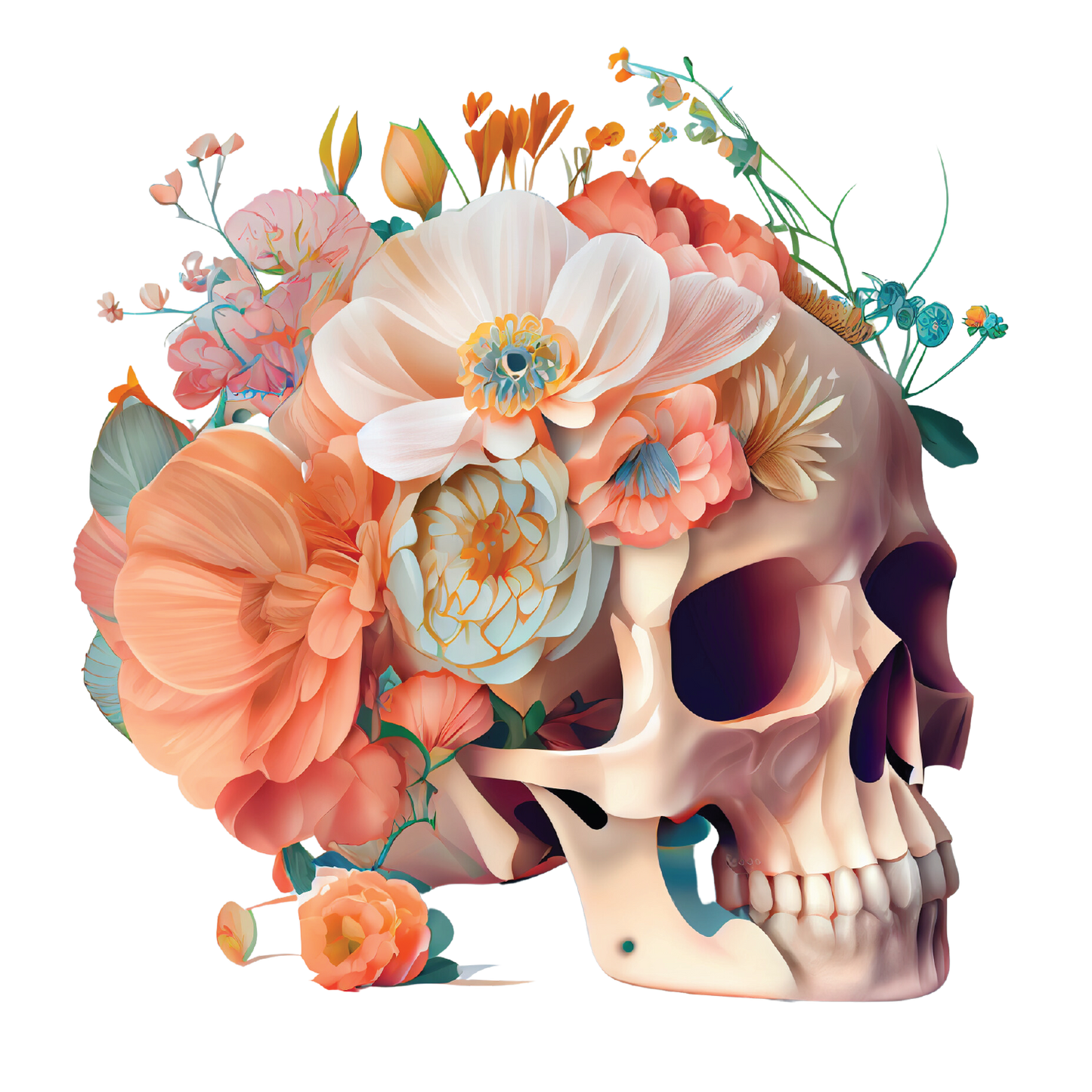 Flora Skulls orange