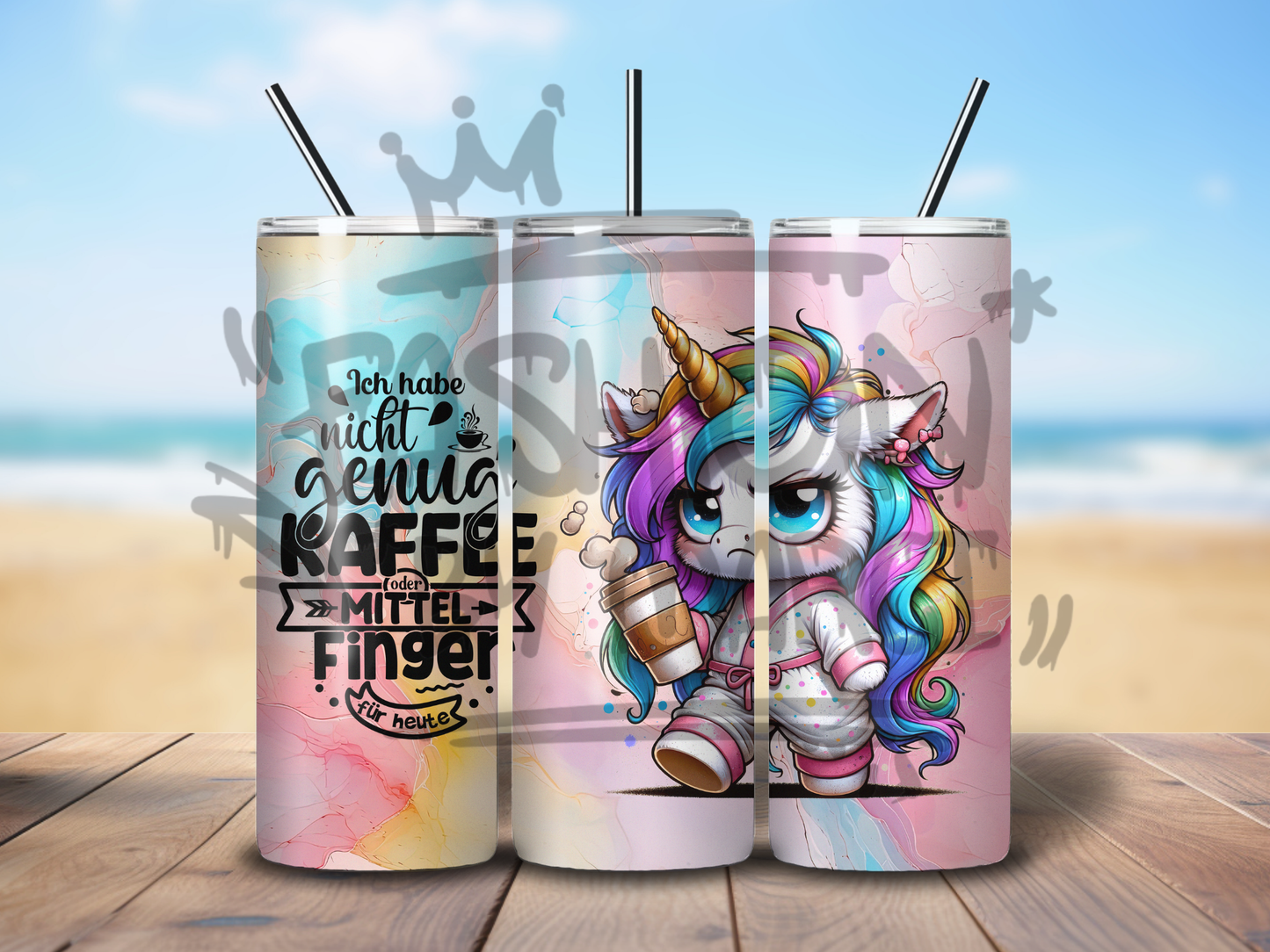 Tumbler "Mittelfinger Einhorn"