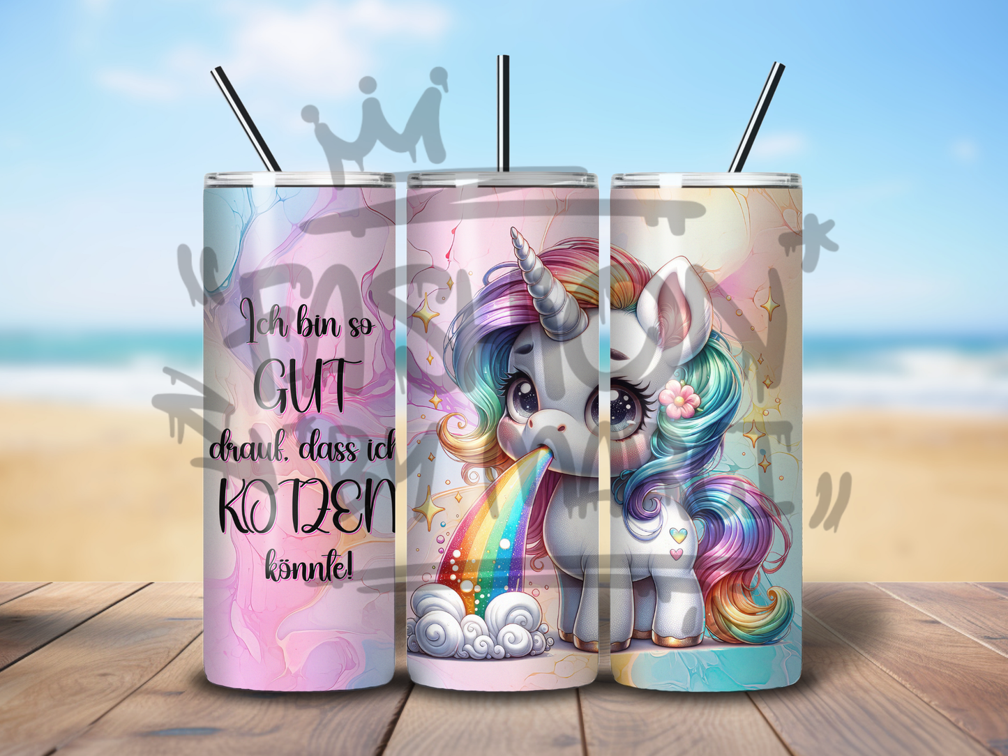 Tumbler "Gute Laune Einhorn"