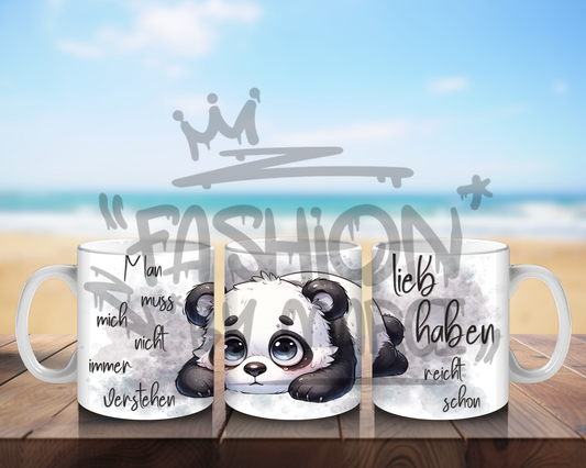 Tasse Panda Spruch