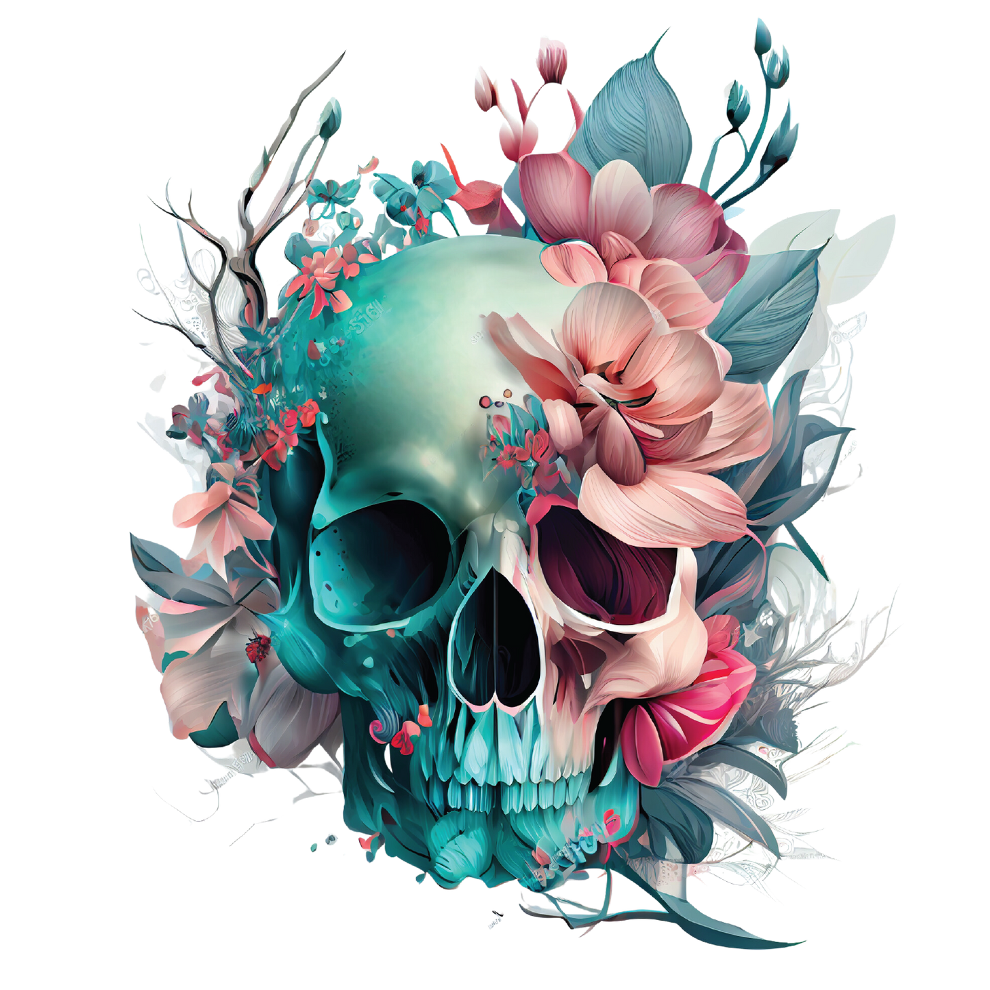 Flora Skulls grün